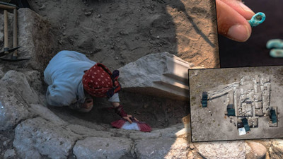 İncil'de Adı Geçen Antik Kentte Türk İzi: Konya'daki Kazılardan 'Şeytanın Gözü' Çıktı