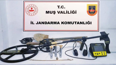Muş’ta Kaçak Kazıya Jandarma Baskını! 7 Kişi Gözaltına Alındı