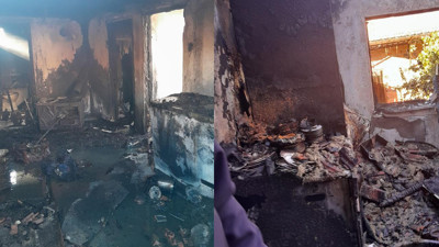 Kütahya’da Korkutan Yangın! Ev Küle Döndü