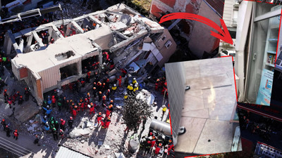 Gebze'de Çöken Binanın Dün Çekilen Fotoğrafları Ortaya Çıktı: Zemin Kaymış!