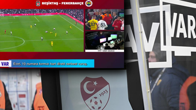 VAR Kayıtları Yayınlandı... İşte Kırmızı Kart Anı