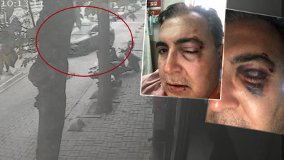 İstanbul'un Göbeğinde Dehşete Düşüren Anlar! Sokak Kedilerini Besleyen İş İnsanına Yumruklu Saldırı