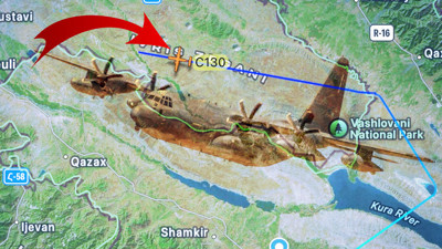 MSB'ye Ait Askeri Kargo Uçağı Gürcistan'da Düştü! Enkaza Ulaşıldı