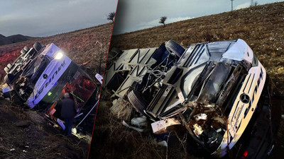 Afyonkarahisar'da Yolcu Otobüsü Devrildi: Ölü ve Yaralılar Var