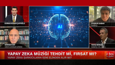Yapay Zeka Müziğe Tehdit mi Fırsat mı? Sanatçılar Coşkun Sabah ve Yavuz Bingöl tv100 Ekranlarına Konuk Oldu! Yapay Zekaya 'Kara Tren' ve 'Anılar' İle Cevap
