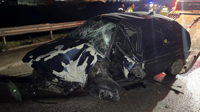 Bariyerlerde Feci Son: Kağıt Gibi Katlandı