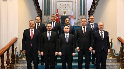 Adalet Bakanı Akın Gürlek Türkiye Barolar Birliği Başkanı Erinç Sağkan ve Beraberindeki Heyet ile Görüştü