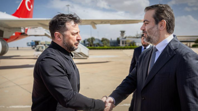 Ukrayna Devlet Başkanı Zelenskiy Şam'da