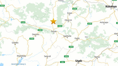 Kütahya'da 3.6 Büyüklüğünde Deprem