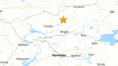 Bingöl'de 4.4 Büyüklüğünde Deprem
