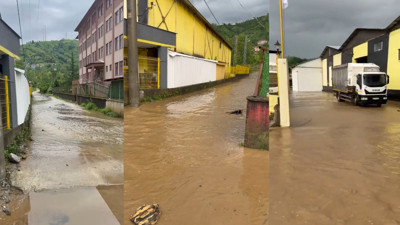 Karadeniz’de Sağanak Alarmı: Rize’de Menfezler Taştı, Çay Fabrikasını Su Bastı