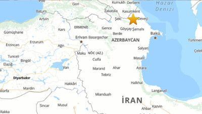 Azerbaycan'da 4.8 Büyüklüğünde Deprem