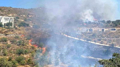 Bodrum'da Makilik Alanda Yangın: Ekipler Seferber Oldu