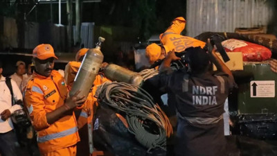 Hindistan'da Hidroelektrik Santralinde Facia: 9 İşçi Öldü, Mahsur Kalanlar Var