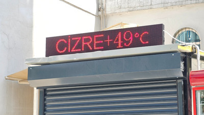 Cizre'de Termometreler 49 Dereceye Dayandı, Sokaklar Bomboş Kaldı