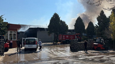 Gaziantep'te Fabrika Yangını