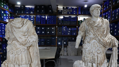 Kibyra Antik Kenti'nde Heyecan Veren Keşif: Roma İmparatoru Hadrianus 1600 Yıl Sonra Yeniden Ayağa Kaldırıldı