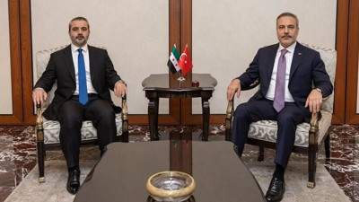 Dışişleri Bakanı Fidan, Suriyeli Mevkidaşı Şeybani'yi Ağırladı