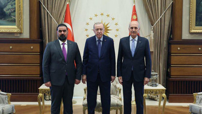 Cumhurbaşkanı Erdoğan, Irak Temsilciler Meclisi Başkanı Halbusi’yi Kabul Etti