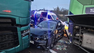 İstanbul-İzmir Otoyolu'nda Zincirleme Kaza! 11 Yaralı