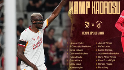 Galatasaray’ın Trabzonspor Maçı Kamp Kadrosu Açıklandı: Osimhen Oynayacak Mı?