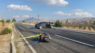 Malatya’da Motosiklet Kazası, Genç Sürücü Öldü