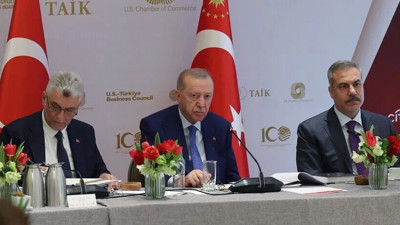 Cumhurbaşkanı Erdoğan'dan New York'ta İş Dünyasıyla Bir Araya Geldi