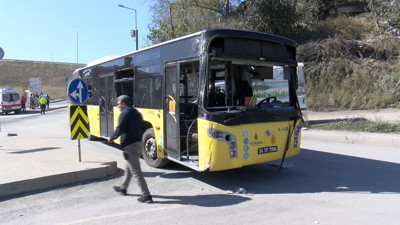 Sultangazi'de İETT Otobüsü Kontrolden Çıktı! Duvara Çarptı: Yaralılar Var