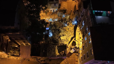 Beyoğlu'nda 5 Katlı Bina Çöktü