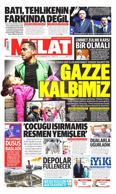 Milat Gazetesi Manşeti