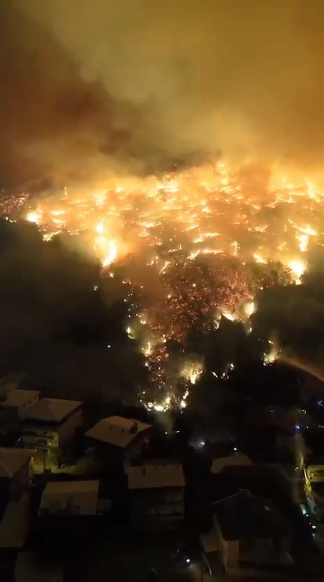 Bursa'da Kabus Gibi Gece! Alevler Şehri Sardı: Tahliyeler Başladı - Resim : 3