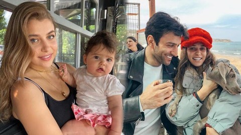 Gamze Erçel kızını paylaştı: Aynı babası oldu