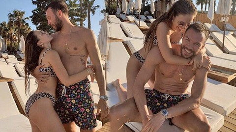Duygu Özaslan ile Can Maxim Mutaf'tan aşk pozları
