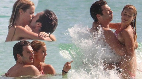 Sebastian Stan ile Alejandra Onieva Meksika tatilinde