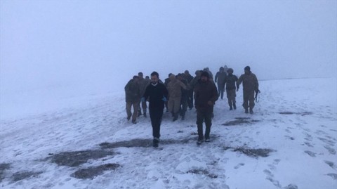 11 askerin şehit, 2 askerin yaralı olduğu Bitlis Tatvan'dan ilk fotoğraflar