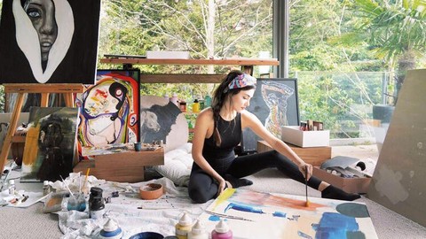 Ressam Hande Erçel’den çocuklara