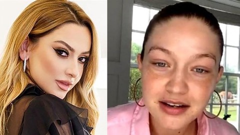 Hadise'den Gigi Hadid'in makyajsız görüntüsüne yapılan yorumlara tepki!