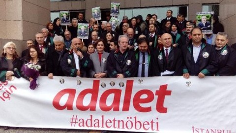 Canan Kaftancıoğlu Adalet Nöbeti'nde