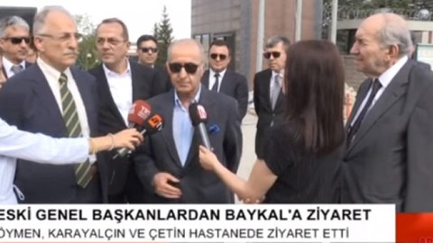 SHP ve CHP’nin Eski Genel Başkanlarından Baykal ziyareti