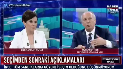 Muharrem İnce: 5 sene geçmeden tekrar seçim olacak çünkü...