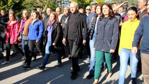 Kılıçdaroğlu doğa yürüyüşü yaptı