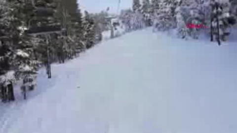 Kars Sarıkamış'ta teleferik vagonları havada asılı kaldı