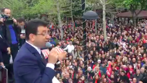 Ekrem İmamoğlu Avcılar'da halkla buluştu