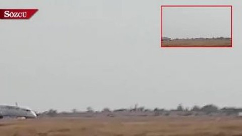 Myanmar'da yolcu uçağı arka tekerleklerinin üzerine indi
