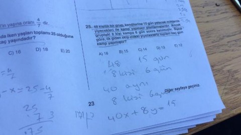 Bakan Kurum çözemediği matematik sorusu için eşinden yardım aldı