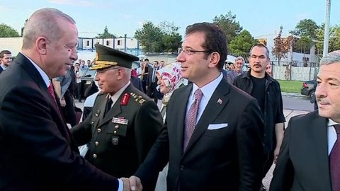 Ekrem İmamoğlu ve Erdoğan'dan 23 Haziran seçimleri sonrası ilk kare