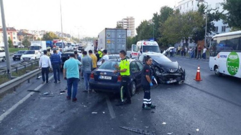 TEM'de kaza: Yaralılar var!
