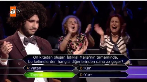 Arda Ayten, Kim Milyoner Olmak İster'de 1 milyonluk soruyu doğru yanıtladı