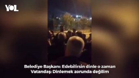 AKP'li başkandan skandal sözler: 'Elinizi sıkıyorum, adam yerine koyuyorum sizi'