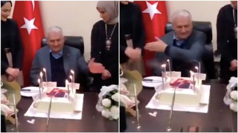Binali Yıldırım'dan ilginç doğum günü kutlaması